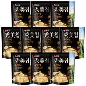 농심 수미칩 오리지널 85g x 10개 / 과자 간식 스낵