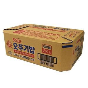 오뚜기 맛있는 오뚜기밥 210Gx4입 1박스(6입) (WFFL2Z7)