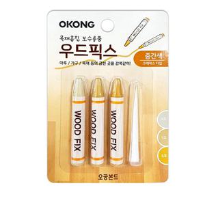우드픽스 크레파스타입 목재 가구 마루 흠집보수 인테리어 보수용품 메꾸미