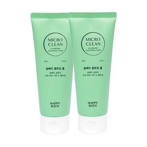 해피바스 마이크로 클린 솝베리 클렌징폼 150g x2