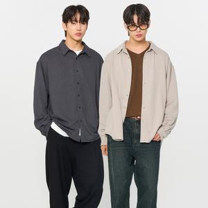 UNISEX 텍스처드 루즈핏 셔츠 [3COL] / SBD3U03001-MAN