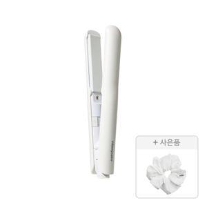 글램팜 오마이글램 OMG고데기, GP105, 화이트, 미들사이즈, 1개 + 증정(헤어스크런치, 화이트, 1개)