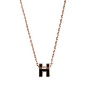 H147992FO03 미니 팝아슈 펜던트 로즈골드 누아 블랙