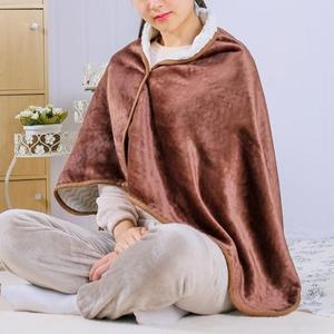 이중 블랭킷 똑딱이 이불 극세사 똑딱이단추 담요 망토 담요(70x130cm)여행담요 휴대