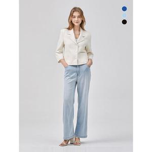 [하프클럽/뱅뱅]여성 여름 와이드 밴딩 데님 팬츠 (3 COLOR)