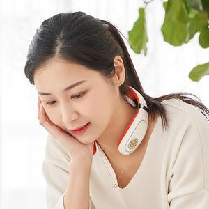 VZ-NECK 온열 마사지기 휴대용 조절 저주파 목 안마기 15단