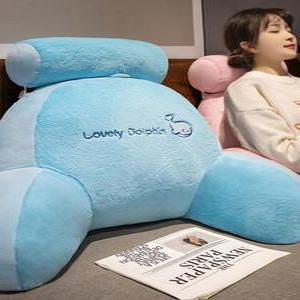 사무실등쿠션 아이스 쿠션 침대 안고자는 허스키 등쿠션 Rabbit 방석 아이스실크벨벳