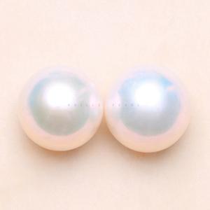 여성 선물 AAA 천연 화이트 베어 진주 담수 에디슨 라운드 비즈 하이 라이트 DIY 목걸이 귀걸이 12 13MM BCX