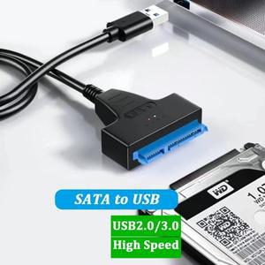 USB 3.0 SATA 케이블 어댑터 익스텐션 컴퓨터 커넥터 지지대 인치 외장 SSD HDD 하드 드라이브 cm