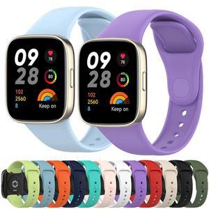 Redmi Watch 3 용 실리콘 스트랩 Xiaomi Lite 스마트 밴드 교체 시계 스포츠 팔찌 액티브 손목 Correas