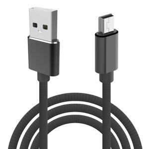 미니 USB 케이블 USB 2.0 타입 A 미니 B 고속 충전 편조 코드 MP3 4 플레이어 GPS 대시 캠 디지털 카메라와 호환