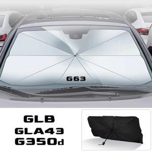 호환 자동차 메르세데스 G350d GLB GLA43 GLK 앞 절연 GLC GLE 63 G500 차양 GLA G63 용 벤츠 GLS 유리 GLC43