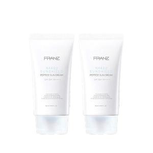 프란츠 선크림 네이키드 선쉴드 펩타이드 50ML 2개