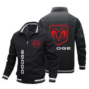 라이더자켓 바이크자켓 오토바이 라이딩 바람막이 DoDge Logo Cars 2025 여름 신작 남성용 폭격기 캐주얼