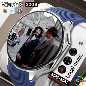 화웨이 샤오미 남성용 32G RAM 메모리 스마트 워치 1 43 인치 로컬 심박수 블루투스 통화 AMOLED 466 HD 스마트워치