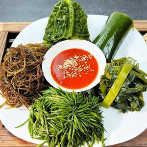 (장봐유)완도 해초모듬한상120gx5팩(곰피미역+물미역+다시마+꼬시래기+톳)