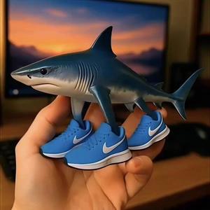 퉁퉁퉁사후르 피규어 트랄라레로 트랄랄라 봄바르디로 인형 브레인봇 2 트랄랄레로 가동