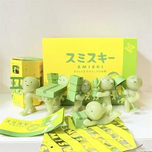 SMISKI 블라인드 박스 작업 시리즈 미스터리 야광 액션 피규어 장식 팬  생일  장난감