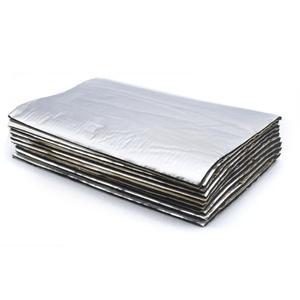 10PCS 5MM 10MM 자동차 후드 방음 패드 알루미늄 호일 사운드 단열 매트 소음