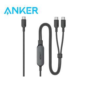 Anker 2-in-1 USB-C-USB-C 케이블최대 140W 편조 - A8895