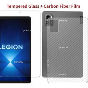 Lenovo Legion y700 4세대 Gen 4 2025 TB322FC 탄소 섬유 필름 + 강화 유리 용 화면 보호기