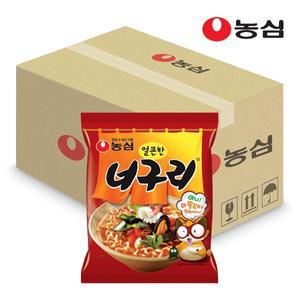 농심 얼큰한 너구리 120g 40개