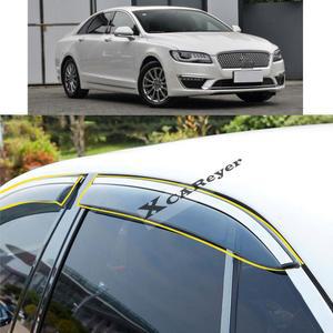 LINCOLN MKZ 2013 2014 2015 2016 2017 2018 2019 자동차 스티커, 플라스틱 창문 유리 윈드 바이저, 비/선 가드 벤트 부품