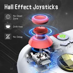EasySMX X15 무선 Starfield 게임 패드 Bluetooth 게임 컨트롤러 PC/스위치/전화/TV/스팀, 홀 효과와 호환