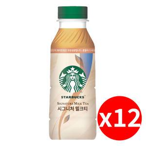 스타벅스 시그니처 밀크티 325ml x12개
