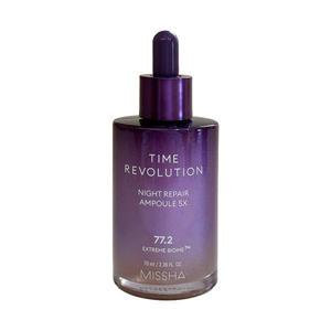 MISSHA 타임 레볼루션 나이트 리페어 보랏빛 앰플 5X 70ml 1개 / 써클