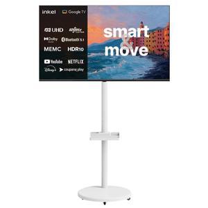 [인켈][인켈TV] 구글5.0 DLG120Hz 4K UHD 스마트TV + 무빙스탠드 109cm(43인치) / 기사방문설치