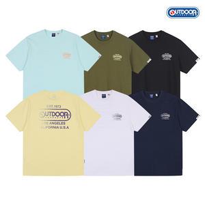 [아웃도어프로덕츠] HALFTONE LOGO T-SHIRTS (6COLORS)