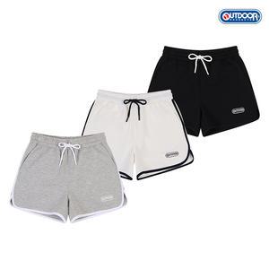 [아웃도어프로덕츠] W COLOR BLOCK SWEAT SHORTS (6COLORS)