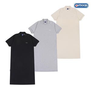 [아웃도어프로덕츠] W COLLAR LINE ONE-PIECE (3COLORS)