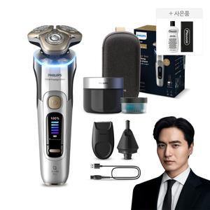[플르부아 바디로션 증 정] PHILIPS 필립스 i9000 시리즈 프레스티지 울트라 전기면도기 크롬 XP9404/26