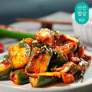 [품질보장] 100% 국내산 오이 사용! 전라도 손맛 오이부추김치 1kg