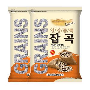 [삼원농산] 흑백미(7분도) 10kg (5kg/2개)