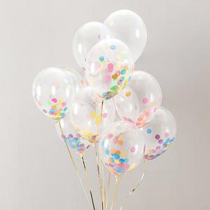 컨페티 풍선 10개 파티용품 생일파티