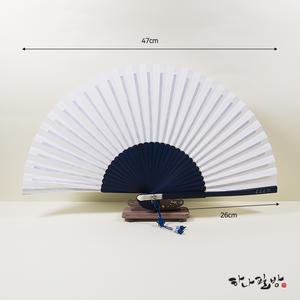 고급청부채(중)/한지접선/빈부채/캘리부채