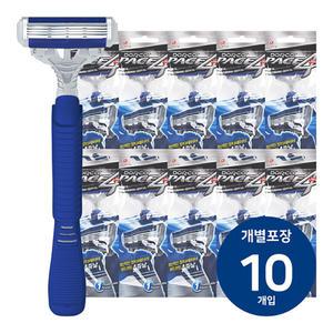 도루코 페이스4 4중날 포장 일회용 면도기 10개