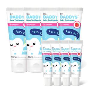 닥터데디스 베이비 첫치약 아기무불소 60g X 4개+미니치약 4개