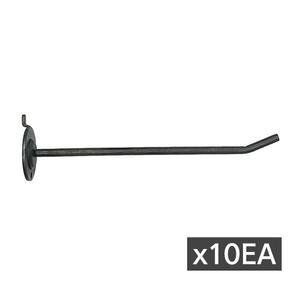 타공판 일선후크 15cmx10ea(블랙)
