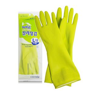 마미손 고무장갑 그린 L
