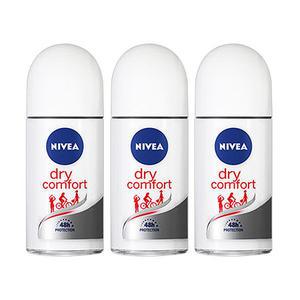니베아 데오드란트 롤온 드라이콤포트 50ml 3개묶음