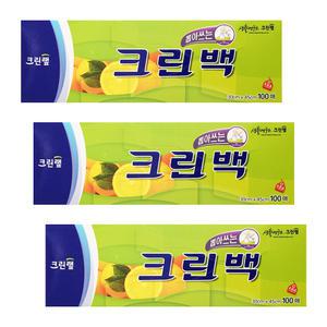 크린랩 뽑아쓰는 크린백 대(30cmX45cmX100매) X 3개