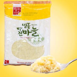 황보마을 냉동 다진 마늘 1kg 마늘 100%