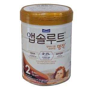 리뉴얼 앱솔루트 명작 2FL 분유 2단계 800g 6캔