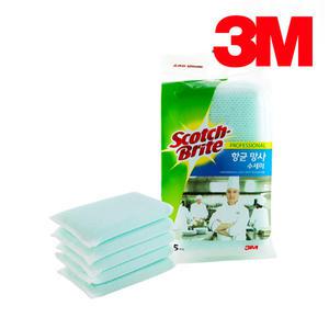 3M 스카치브라이트 향균 스펀지 망사 수세미 NET-1 5개입