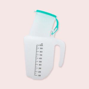 남자 PVC 소변통(1000ml) 간이 휴대용 환자 요양원 병원