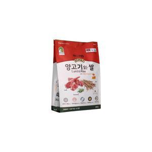 도그랑 훼미리 양고기와 쌀 어덜트 2kg 강아지 애견 건식사료